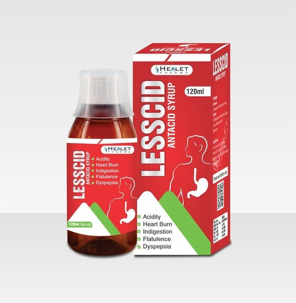 LESSCID ANTACID 120ml SYRUP